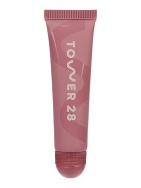 Tower 28 Tinted Lip Balm Treatment in Sugar Plum Gloss NIb